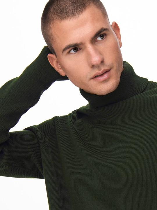 Actual product image Only & Sons High Neck Knit Sweater (S)