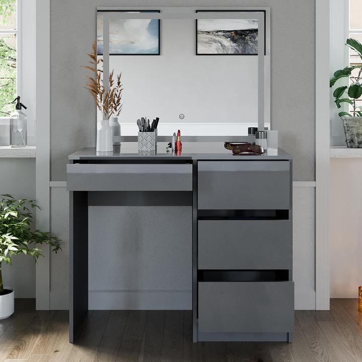 Actual product image Vicco Sherry with stool and lighting (90 x 75 x 40 cm)