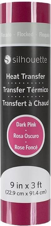Actual product image Silhouette Flocked iron-on film
