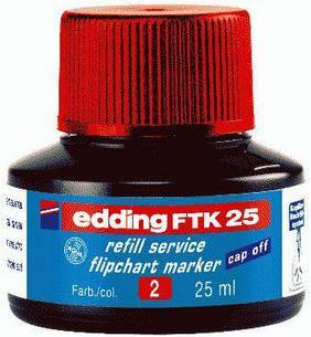Image du produit Edding Recharge de cartouche FTK25 (Rouge, 1 x)