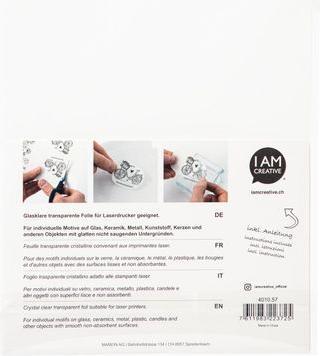 Immagine prodotto I Am Creative Pellicola per diapositive ad acqua A4 MAA4010.57 trasparente 2 pezzi