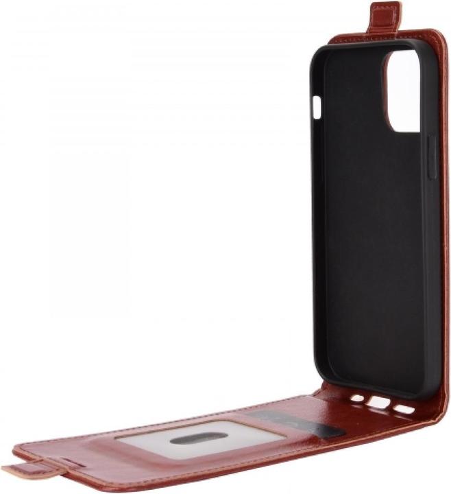 Actual product image Screenguard iPhone 12 Pro Max Leather Case Leather Fold Down Case (Apple iPhone 12 Pro Max)