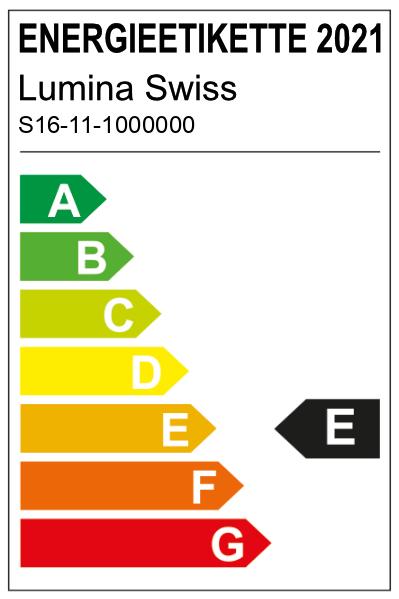 Energie-Label Lumina Swiss 50m LED-Streifen HD 230V 1455lm/m 15W/m Neutral (Neutralweiss, 5000 cm, Outdoor)