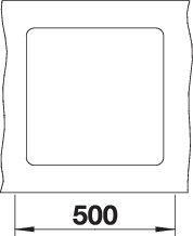 Produktbild Blanco Subline 400-F (42.70 cm, 42.70 cm)