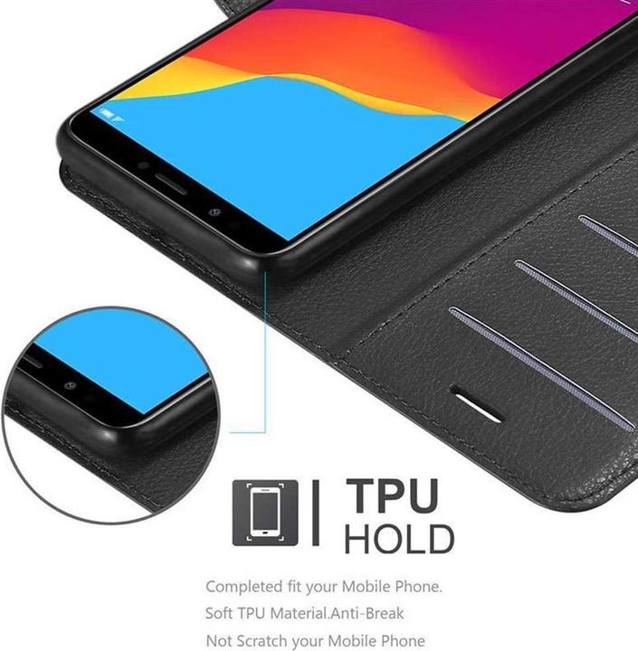 Actual product image Cadorabo Book with stand function cover (Honor 7c)