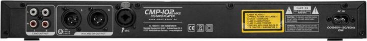 Actual product image Omnitronic DJ Single CD Player 19 inch CMP 102 MK2