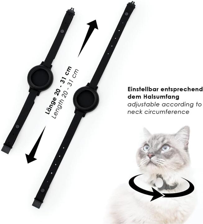Produktbild LucyBalu NEMO AirTag Katzenhalsband (Silikon) (One Size, Katze, Allgemein)