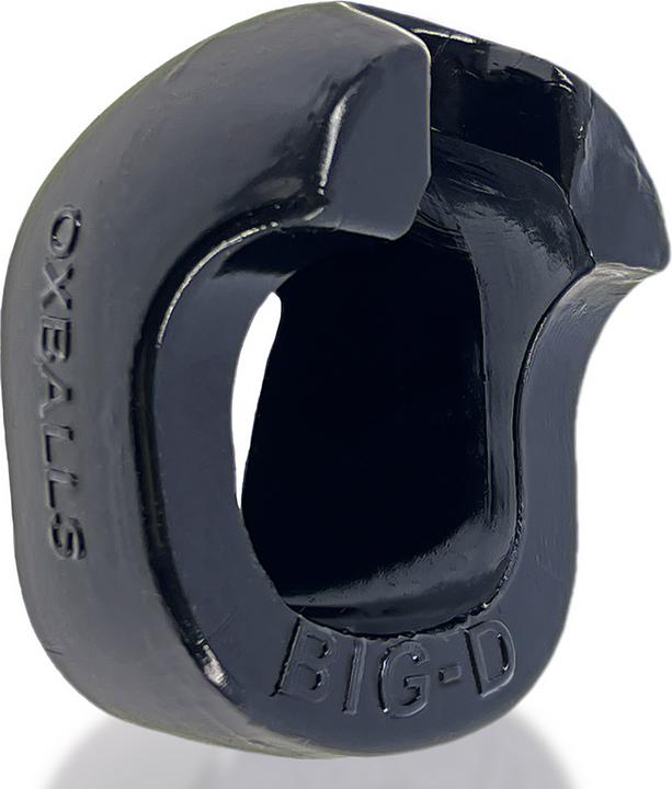 Productafbeelding Oxballs Big-D Schachtgreep Cockring Zwart (4 cm)
