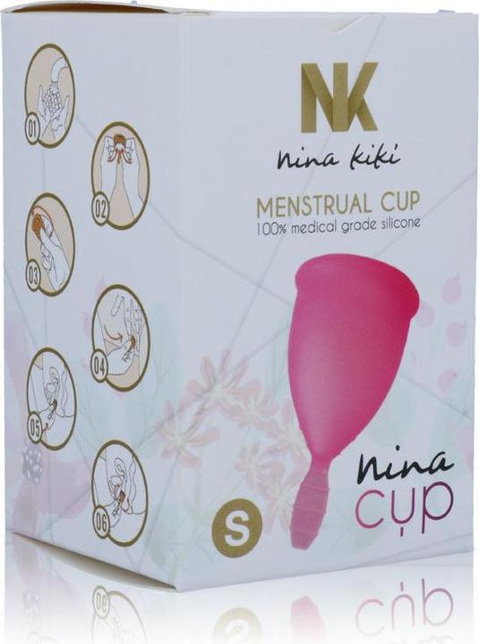 Actual product image Nina Kiki Nina Cup Menstrual Cup Size Pink (S)
