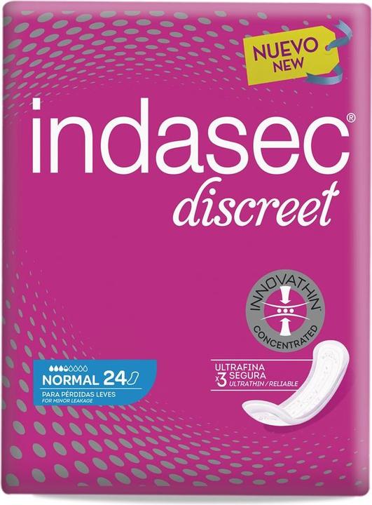 Produktbild Indasec Discreet Normal (24 x, Normal)