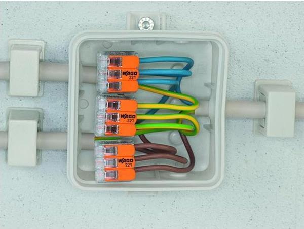 Image du produit Wago Pince de connexion COMPACT 3 fois 50 pièces
