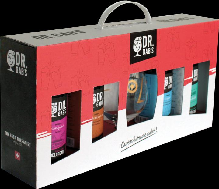 Image du produit Dr. Gab's Valise dégustation 4x33cl + 1 verre (4 x 33 cl)