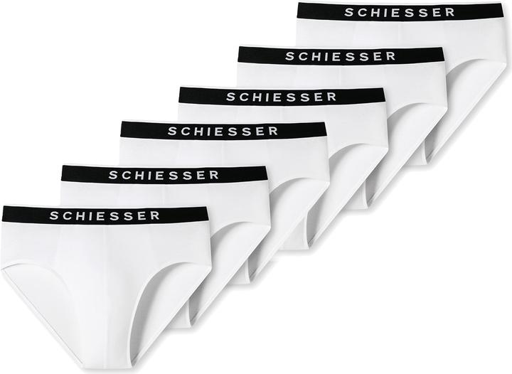 Schiesser 6er Pack 95/5 Organic Cotton Rio Slip / Unterhose
