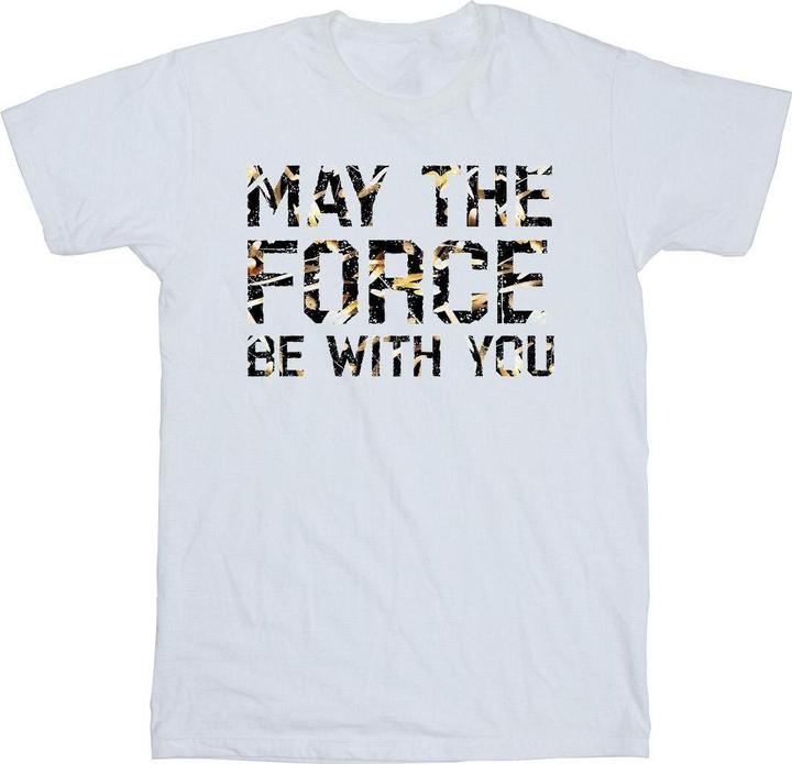 Immagine prodotto Star Wars May The Force Infill Maglietta Uomo (L)