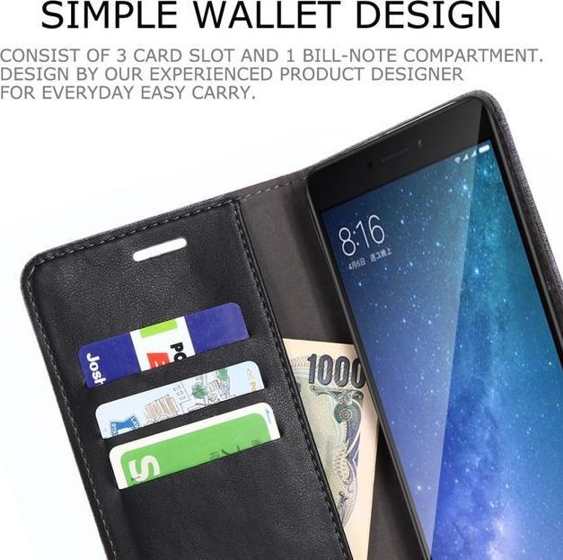 Actual product image MU Classic Two color leather/fabric cover (Mi Max 2)