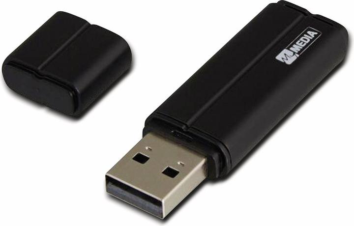 Actual product image MyMedia USB 2.0 Stick 64GB, black (64 GB, USB-A, USB 2.0)