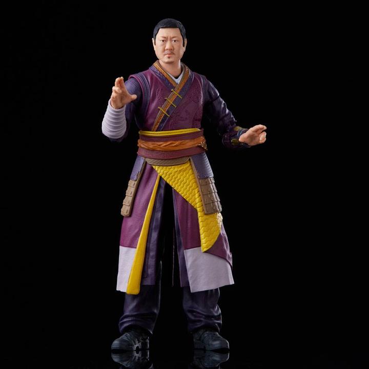 Actual product image Hasbro Legends Series Marvel's Wong Collectible Figure (15 cm), 4 Accessories and 1 Build-A-Figure Element