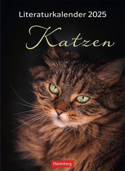 Harenberg Literaturkalender Katzen Wochen-Kulturkalender 2025 (Harter Einband, Deutsch)