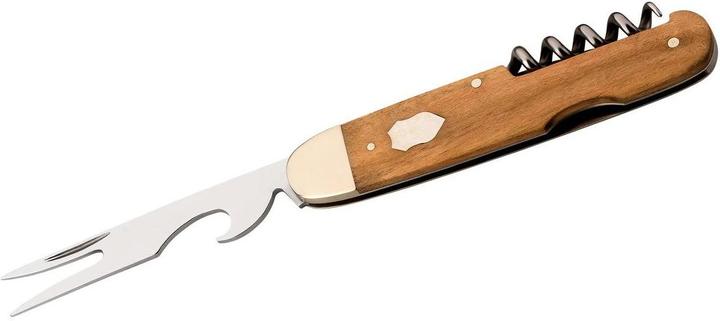 Actual product image Hartkopf-Solingen Hartkopf pocket knife Picnic, 3-piece, 1.4034 steel, olive wood, nickel silver bolsters, engraving