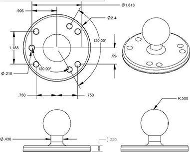 Immagine prodotto Rammount Base di montaggio