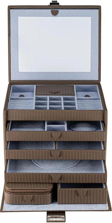 Actual product image Windrose 803955.02 - Jewellery case XL with travel case Corbello mocca