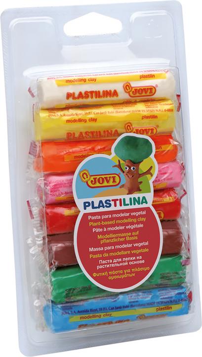Jovi Plastilina putty PU=8 colours a 15g blister