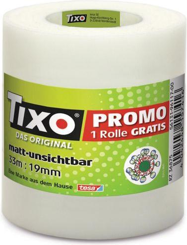 TIXO 56131-00000-00 Klebeband matt unsichtbar (19 mm)