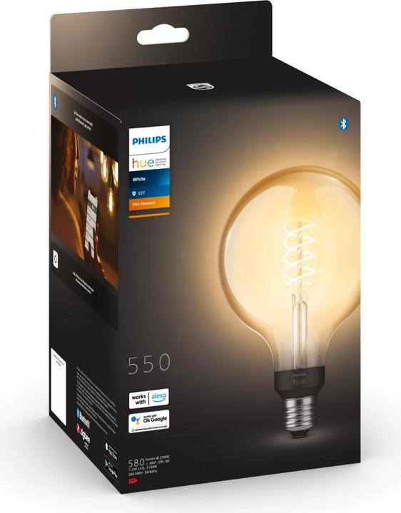 Productafbeelding Philips Hue Hue Reus BT (E27, 7 W, 550 lm, 1 x, G)