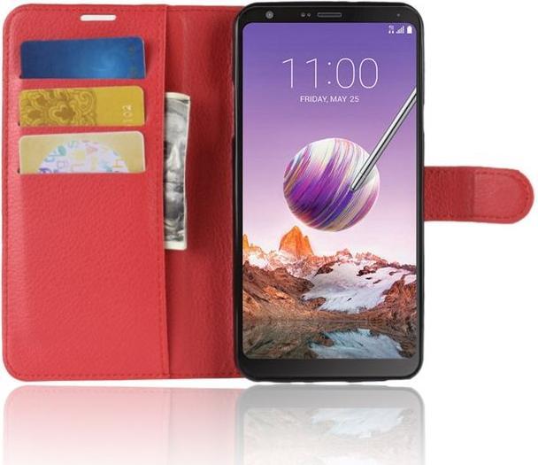 Productafbeelding MU Classic Litchi Leren Boekomslag Serie (LG Stylo 4, LG Q Stylus)