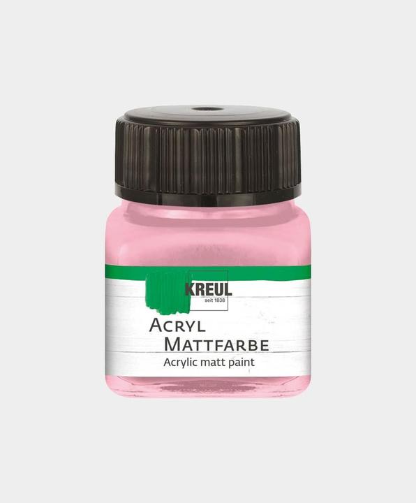 Image du produit Kreul Peinture acrylique mate, 20 ml (Rose pastel, 20 ml)