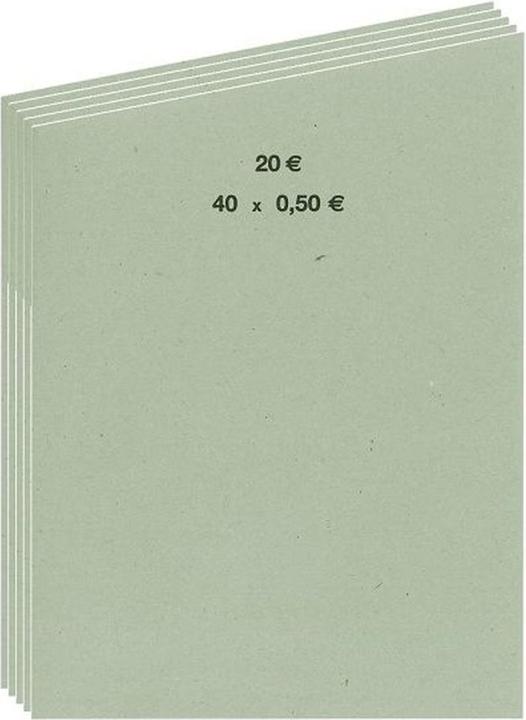 Produktbild Inkiess Handrollpapier 0,50€ grün VE=50 Blatt