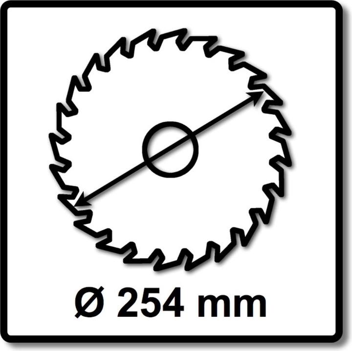 Produktbild Bosch Professional Zubehör Akku-Kreissägeblatt Expert for Wood, 254 x 2,1/1,6 x 30, 60 Zähne