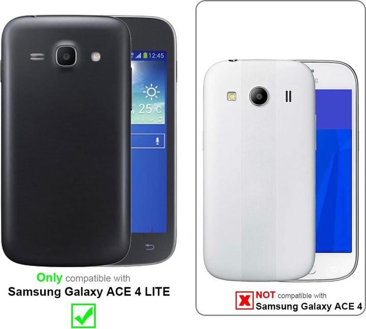 Actual product image Cadorabo Case for Samsung Galaxy ACE 4 LITE with belt clip (Samsung Galaxy Ace 4 LTE)