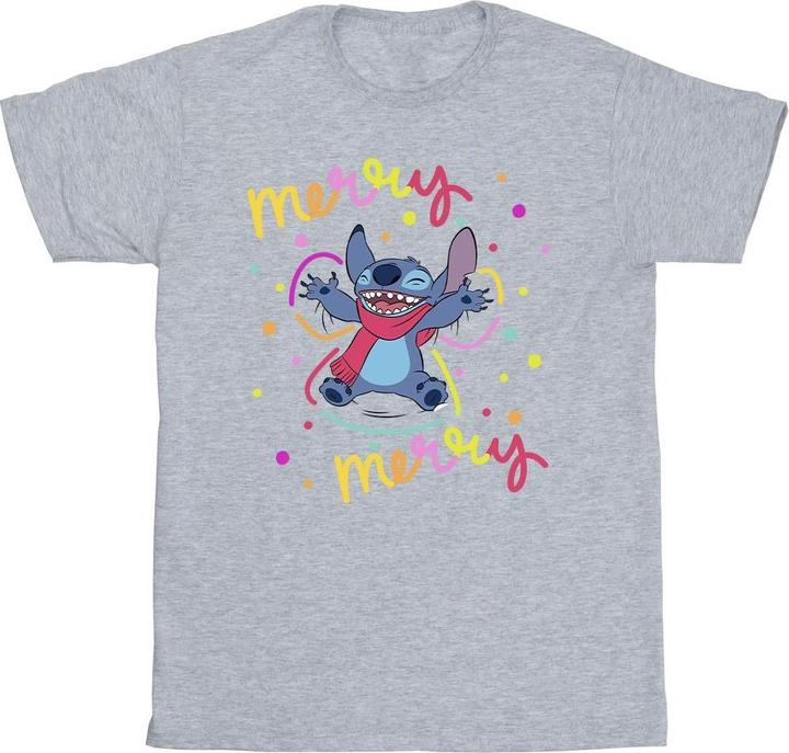 Immagine prodotto Disney Lilo & Stitch Merry Rainbow Maglietta Ragazze (128)