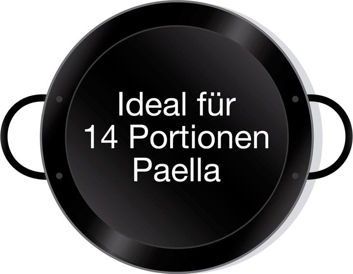 Immagine prodotto All'Grill Padella per paella smaltata Ø 50 cm (50 cm, Padella per paella, Smalto, Acciaio)