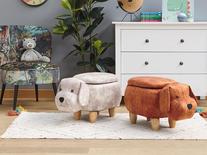 Produktbild Beliani Bilian Pufa Bestie mit Schleier, beige DOGIS.