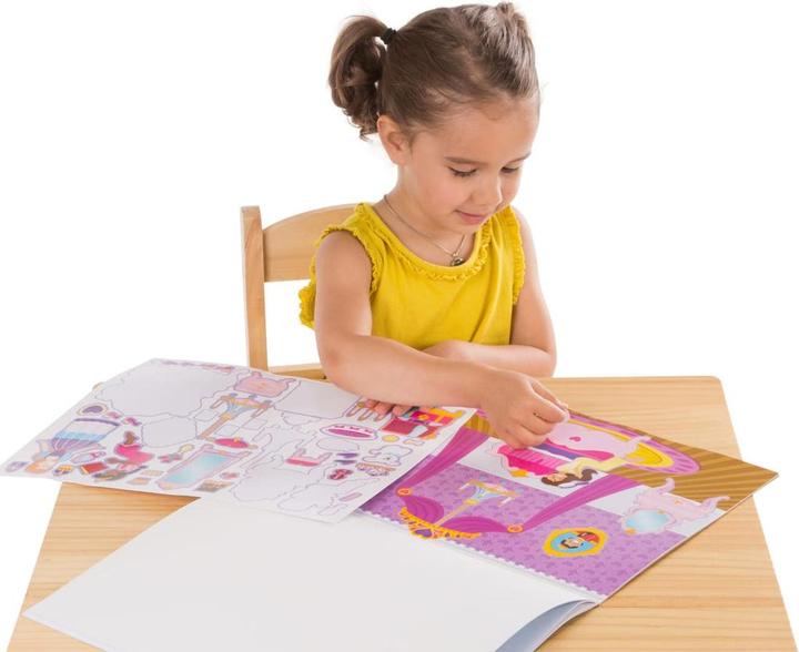 Immagine prodotto Melissa & Doug Adesivi riutilizzabili nel blocco del castello della principessa