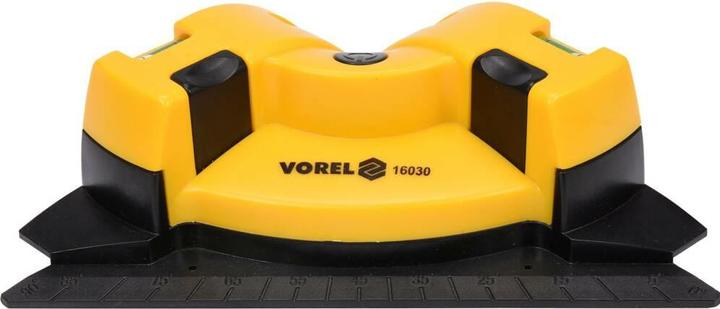 Immagine prodotto Vorel Laser angolare per piastrelle a 90° con 2 ventose e livella a bolla d'aria