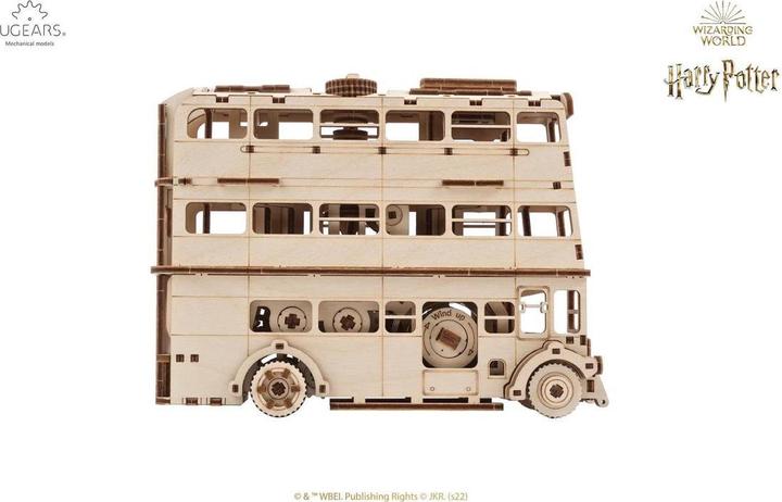 Actual product image Ugears Harry Potter Knight Bus