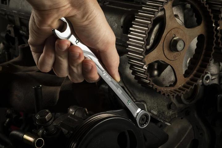 Actual product image SATA Ratchet combination spanner set 120XP, 7-piece, 8-18 mm (9 mm, 14 mm, 16 mm, 13 mm, 11 mm, 18 mm, 8 mm, 17 mm, 10 mm, 15 mm, 12 mm)