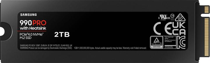 Actual product image Samsung 990 Pro with Heatsink (2000 GB, M.2 2280)