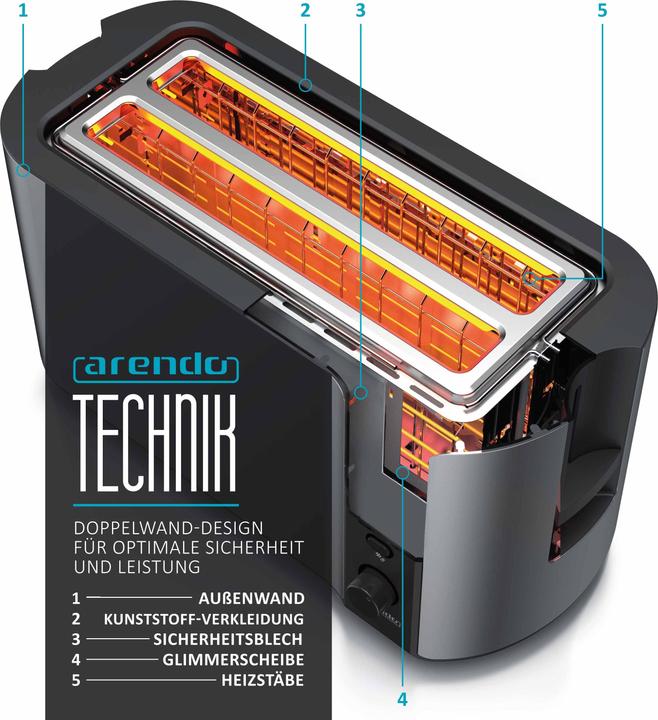 Produktbild Arendo Toaster