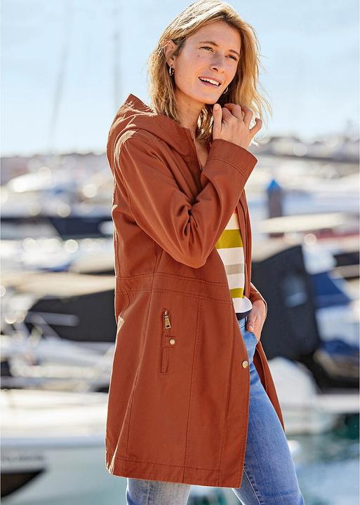 Actual product image Anne Weyburn Halblanger Kapuzenparka für die Übergangszeit (46)