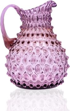 Kvetna 1794 Polka Dot - Améthyste - fabrication artisanale - rond (2 l)