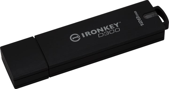 Image du produit Kingston IronKey D300 (128 Go, USB-A, USB 3.0)