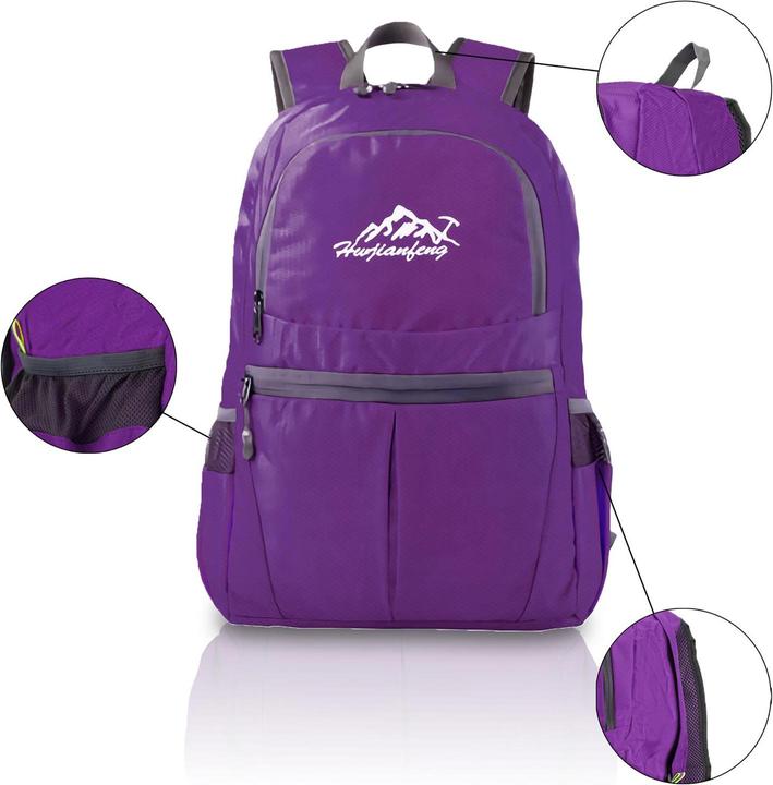 Produktbild Intirilife Faltbarer Rucksack in Violett (36 l)