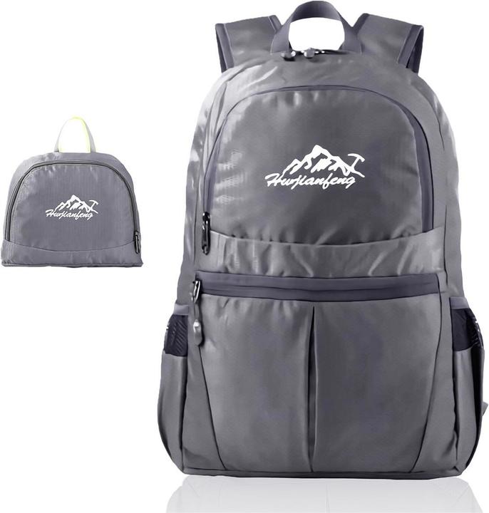 Actual product image Intirilife Foldable Backpack in Grey (36 l)