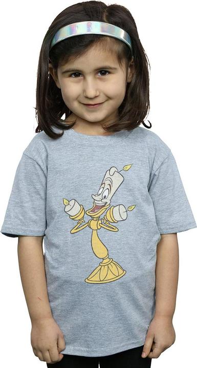 Immagine prodotto Disney Beauty And The Beast Lumiere Distressed Maglietta Ragazze (116)