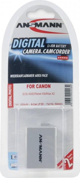 Immagine prodotto Ansmann Batteria Canon LP-E5 (Accumulatore di carica elettrica)