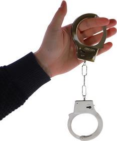 Actual product image Metal handcuffs